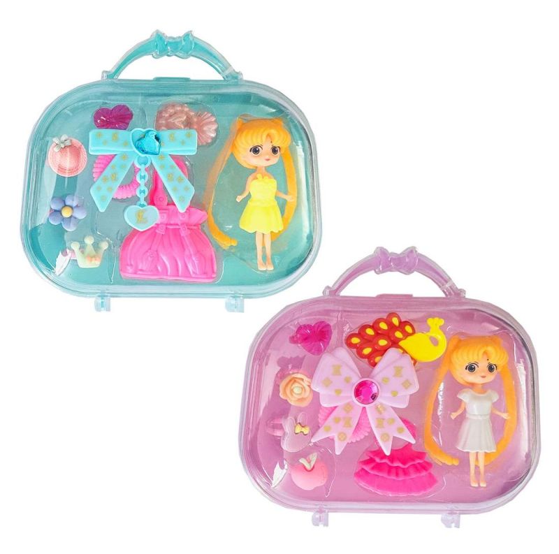 Comprar Muneca Accesorios Anillos Bolso Maleta en Electroshopy